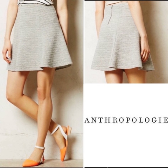 Anthropologie Dresses & Skirts - Anthropologie Maeve light grey skirt